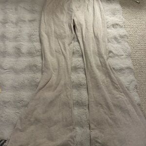 Aerie Cream Flare Pants
